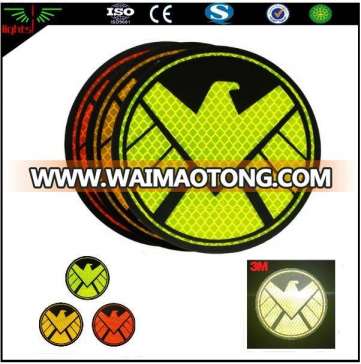 China Waimaotong orange anti-cold warning pvc vinyl 3m reflective material car sticker